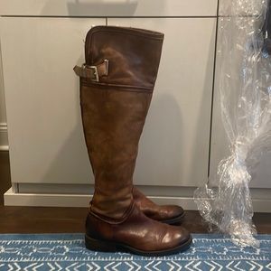 Vince Camuto brown knee high boots